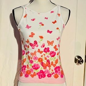 Vintage TEAZE Butterfly Tank
